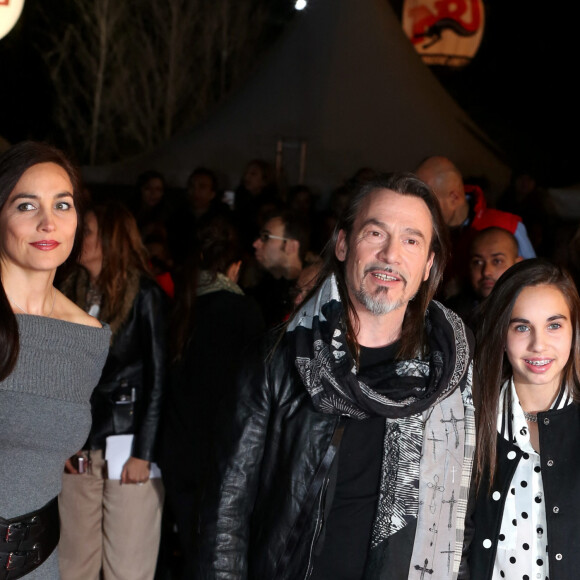 Florent Pagny, sa femme Azucena et leur fille Ael - 15eme edition des NRJ Music Awards a Cannes. Le 14 decembre 2013 