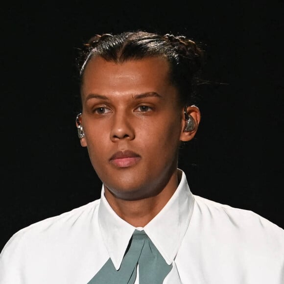 Stromae lors de la 37ème cérémonie des Victoires de la musique à la Seine musicale de Boulogne-Billancourt, le 11 février 2022. © Guirec Coadic/Bestimage