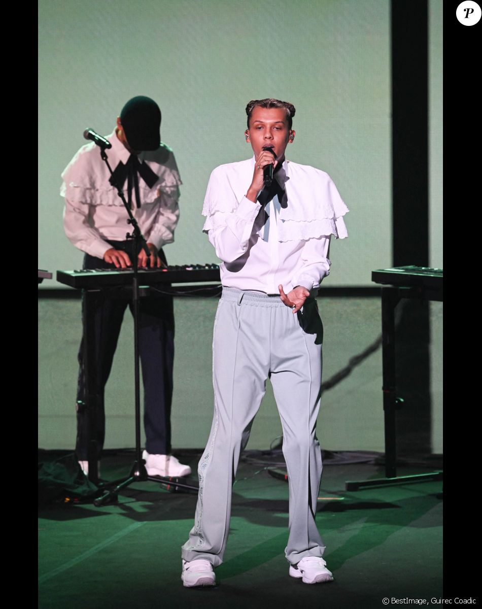 Stromae lors de la 37ème cérémonie des Victoires de la musique à la Seine musicale de Boulogne-Billancourt, le 11 février 2022. © Guirec Coadic/Bestimage