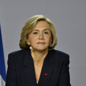 Valérie Pécresse, candidate Les Républicains pour les élections présidentielles françaises, lors de son meeting au Zénith de Paris