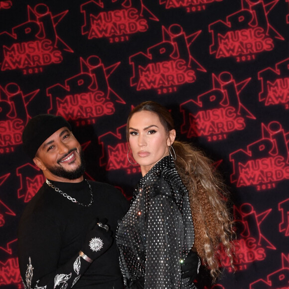 Slimane et Vitaa lors de la 23ème édition des NRJ Music Awards 2021 au Palais des Festivals de Cannes, le 20 novembre 2021. © Rachid Bellak/Bestimage 