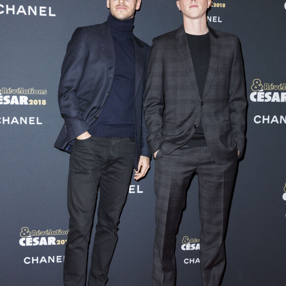 Gaspard Ulliel et Finnegan Oldfield - Dîner des révélations des Cesar 2018 au Petit Palais à Paris, le 15 janvier 2018. © Olivier Borde/Bestimage