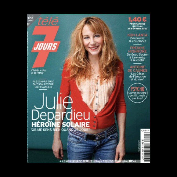 Retrouvez l'interview de Julie Depardieu dans le magazine Télé 7 Jours, n°3221 du 14 février 2022.