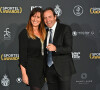 Philippe Candeloro et sa femme Olivia durant la soirée de la 32e édition des Sportel Awards au Grimaldi Forum à Monaco. © Bruno Bebert/Bestimage