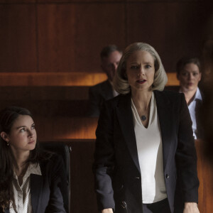 Image du film Désigné Coupable, dans lequel Shailene Woodley et Jodie Foster jouent deux avocates. @ PA Photo/STX Films. 