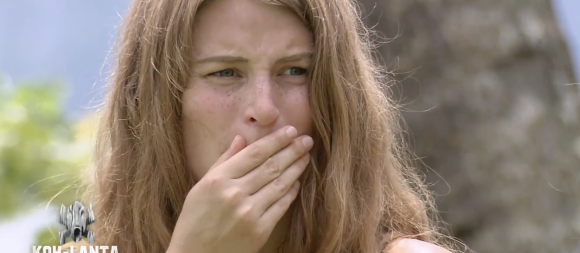 Louanna dans "Koh-Lanta, Le Totem maudit" sur TF1, premier épisode.