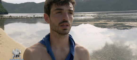 Benjamin dans "Koh-Lanta, Le Totem maudit" sur TF1, premier épisode.