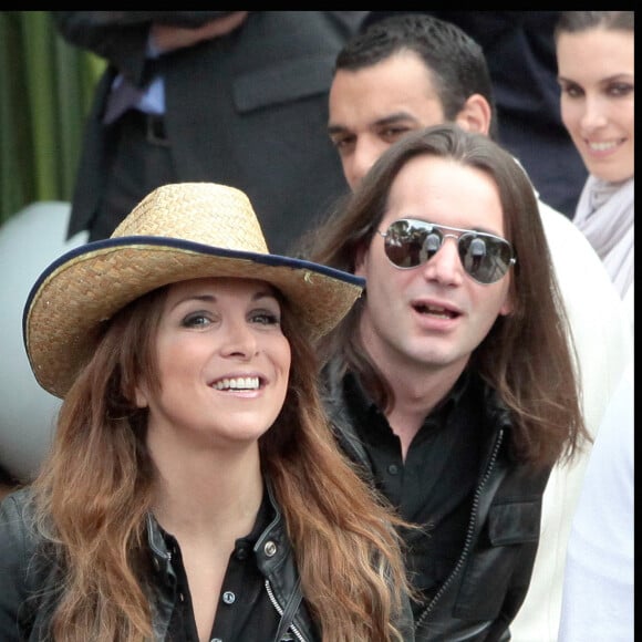 Hélène Ségara et Mathieu Lecat : onzième journée du tournoi des internationaux de tennis de Roland Garros 2010