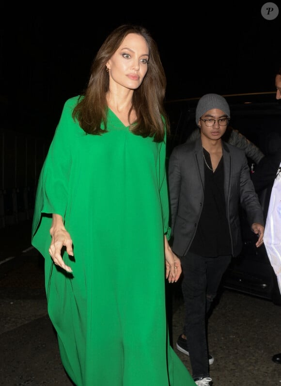 Angelina Jolie - Les personnalités assistent à l'after-party de la première du film "Eternals" à Londres, le 27 octobre 2021. 