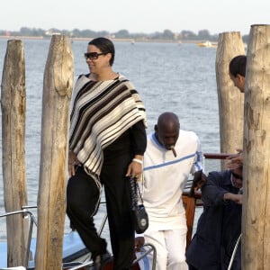 Michael Jordan et son ex femme Juanita Vanoy à Venise en Italie en 2004.