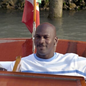 Michael Jordan et son ex femme Juanita Vanoy à Venise en Italie en 2004.