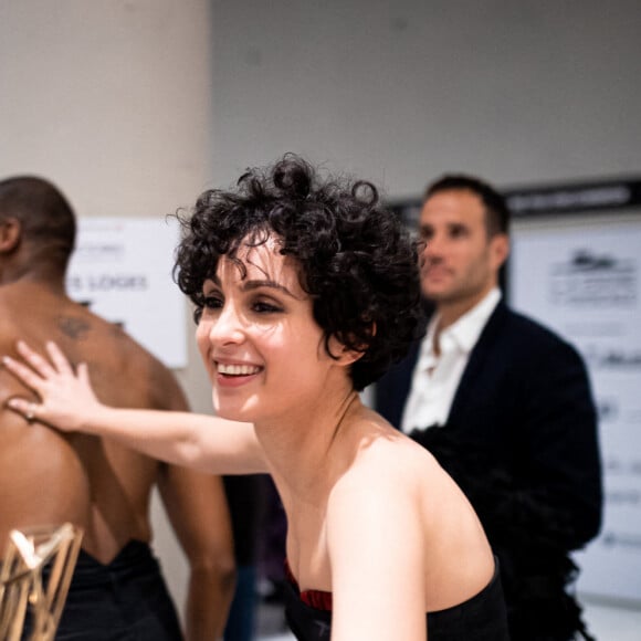 Exclusif - Barbara Pravi (Révélation féminine de l'année) en backstage lors la 37ème cérémonie des Victoires de la musique à la Seine musicale de Boulogne-Billancourt, le 11 février 2022. © Tiziano Da Silva / Cyril Moreau / Bestimage 