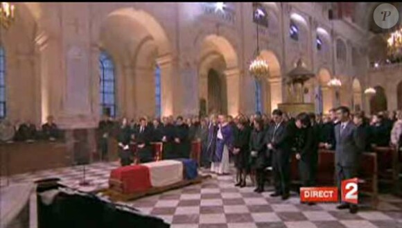 Obsèques de Philippe Séguin en l'église Saint-Louis-des-Invalides. 11 janvier 2010
