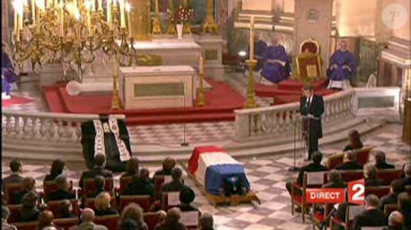 Obsèques de Philippe Séguin en l'église Saint-Louis-des-Invalides. 11 janvier 2010