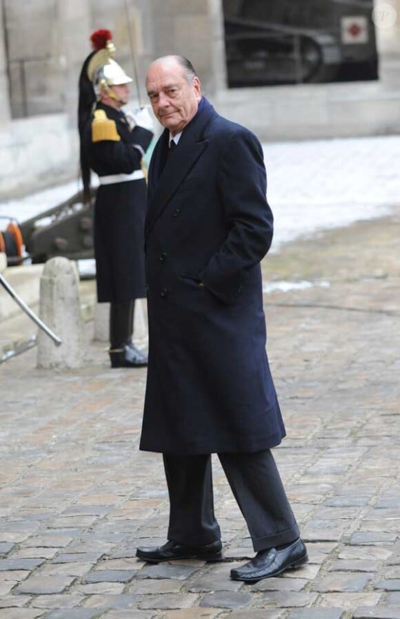 Jacques Chirac aux obsèques de Philippe Séguin