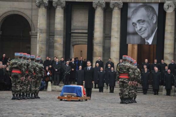 Nicolas Sarkozy aux obsèques de Philippe Séguin