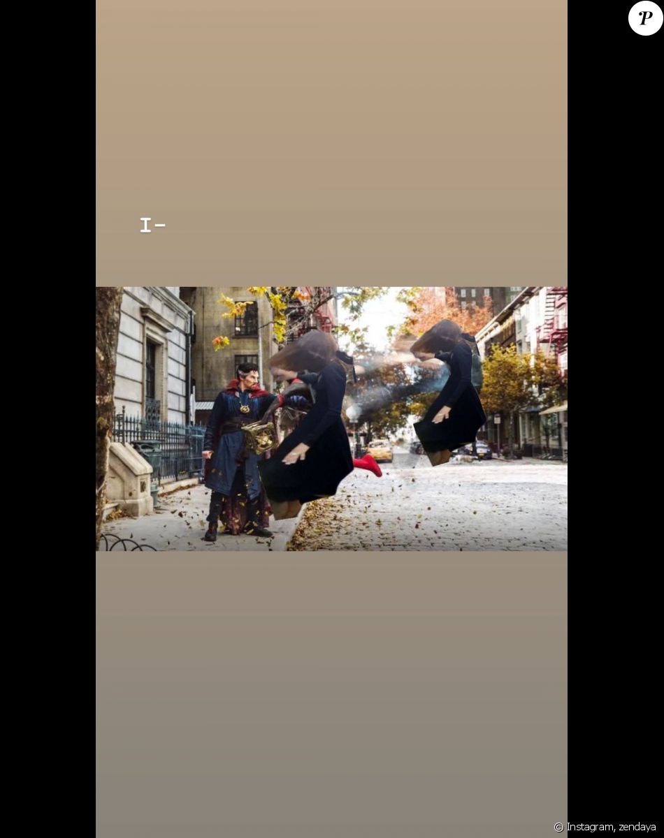 Zendaya se moque de sa chute à Rome, le 21 février 2022, sur Instagram.
