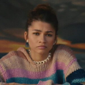 Zendaya dans une publicité pour "Squarespace", diffusée lors du Super Bowl 2022 à Los Angeles, le 12 février 2022.
