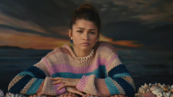 Zendaya dans une publicité pour "Squarespace", diffusée lors du Super Bowl 2022 à Los Angeles, le 12 février 2022.