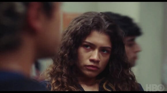 Images de la série "Euphoria" avec Zendaya.