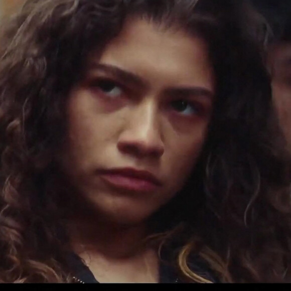 Images de la série "Euphoria" avec Zendaya.