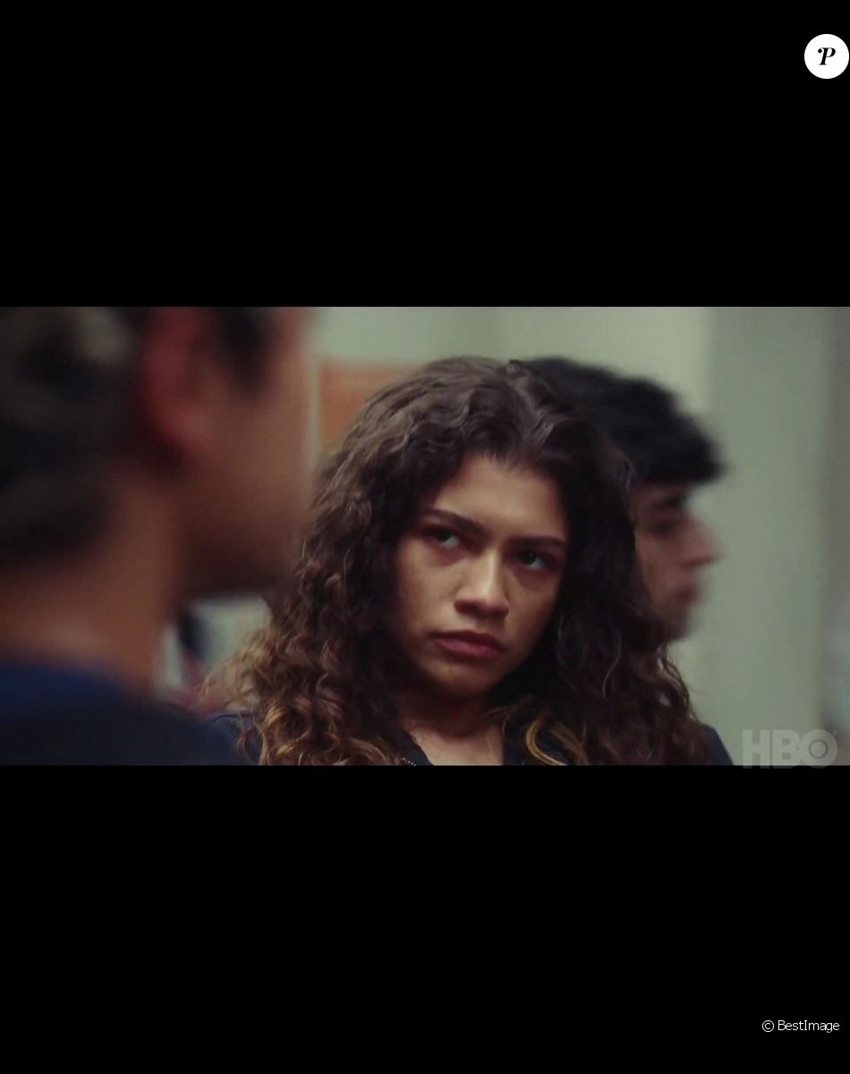 Images de la série "Euphoria" avec Zendaya.