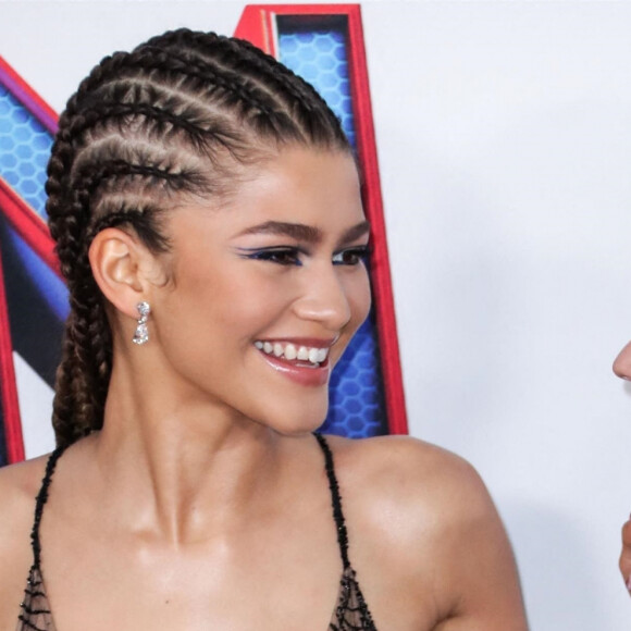 Zendaya Coleman, Tom Holland à la première du film "Spider-Man: No Way Home" à Los Angeles, le 13 décembre 2021.