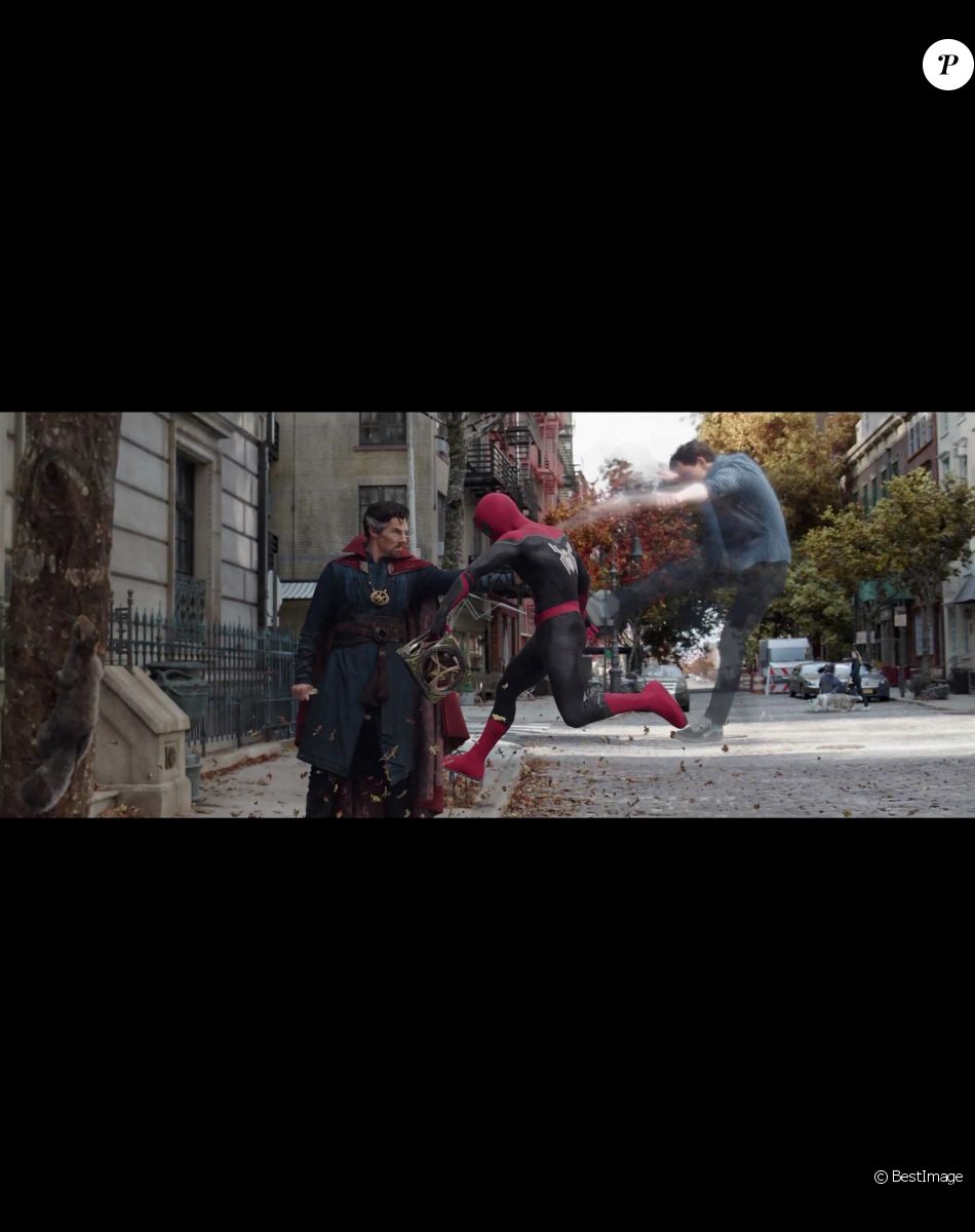 Extrait du film "Spider-Man No way home" avec Tom Holland.
