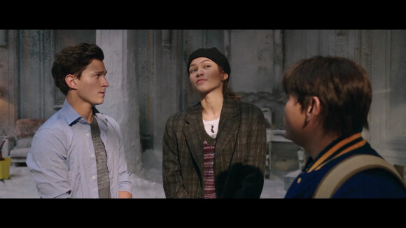 Extrait du film "Spider-Man No way home" avec Tom Holland et Zendaya.