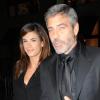 George Clooney et Elisabetta Canalis à Manhattan, le 11 janvier 2010