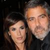 George Clooney et Elisabetta Canalis à Manhattan, le 11 janvier 2010