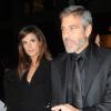 George Clooney et sa ravissante compagne Elisabetta Canalis à Manhattan, le 11 janvier 2010