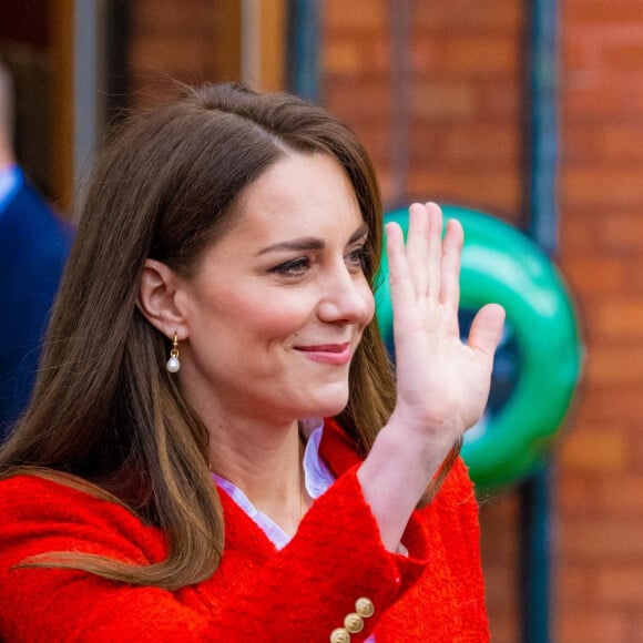 Kate Middleton - Visite du programme de santé mentale infantile à l'Université de Copenhague, Danemark, le 22 février 2022.