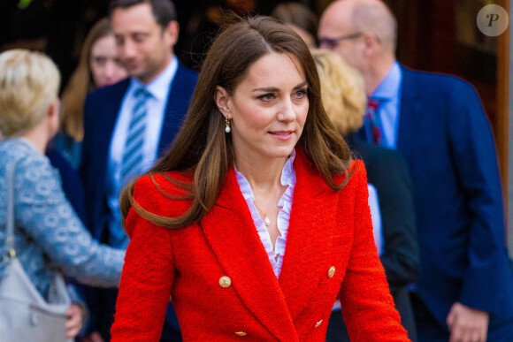 Kate Middleton - Visite du programme de santé mentale infantile à l'Université de Copenhague, Danemark, le 22 février 2022.