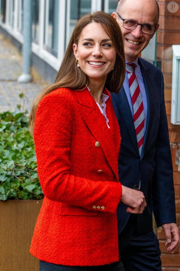 Kate Middleton - Visite du programme de santé mentale infantile à l'Université de Copenhague, Danemark, le 22 février 2022.