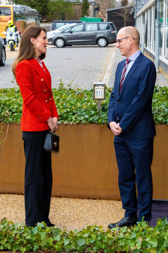 Kate Middleton - Visite du programme de santé mentale infantile à l'Université de Copenhague, Danemark, le 22 février 2022.