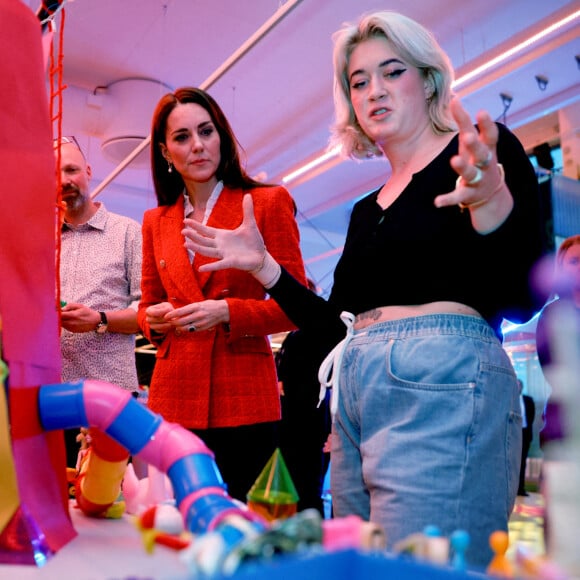 Kate Middleton - Visite au LEGO Foundation PlayLab sur le campus Carlsberg à Copenhague, Danemark, le 22 février 2022.