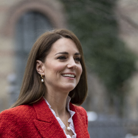 Kate Middleton - Visite du programme de santé mentale infantile à l'Université de Copenhague, Danemark, le 22 février 2022.