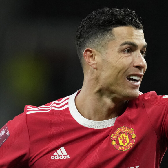 Cristiano Ronaldo lors du match de FA Cup Emirates au stade Old Trafford à Manchester, Royaume Uni, le 4 février 2022. Le match s'est terminé sur un match nul 1-1. © Andrew Yates/Sportimage/Cal Sport Media/Zuma Press/Bestimage