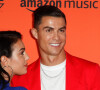 Cristiano Ronaldo et sa compagne Georgina Rodriguez à la soirée MTV European Music Awards au FIBES Conference and Exhibition Centre à Séville en Espagne.