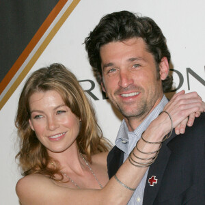 Ellen Pompeo et Patrick Dempsey assistent à la cérémonie des Emmy Awards au Cabana Club à Hollywood, Ca, USA en 2005. Photo @ Darrell Graham/Startraks/ABACAPRESS.COM