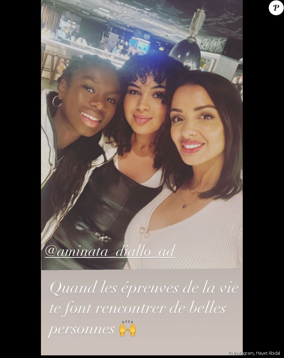 Hayet Abidal, Aminato Diallo et une amie.