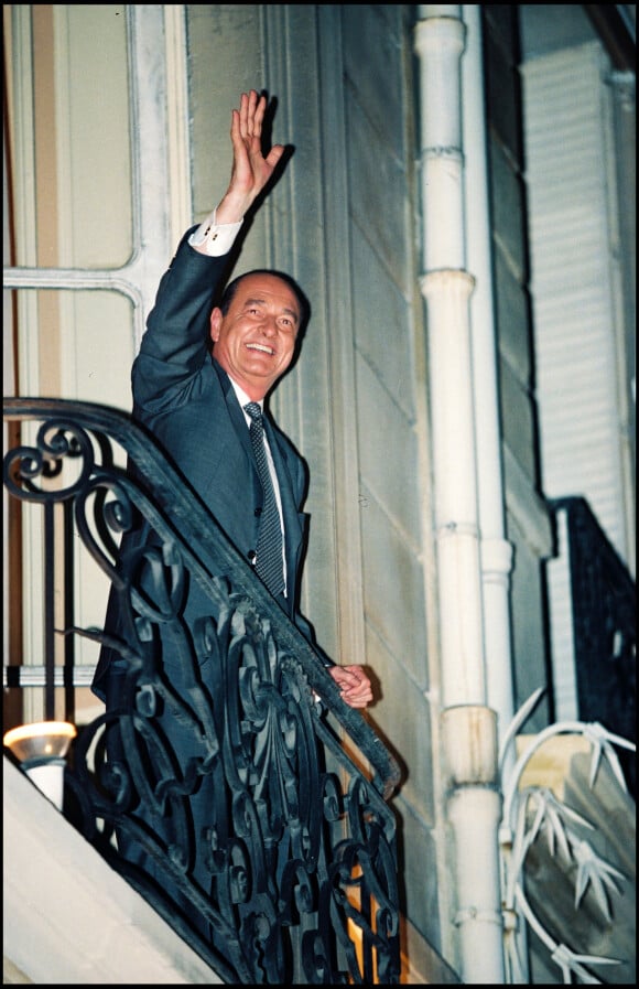 Victoire de Jacques Chirac lors de l'élection présidentielle 1995