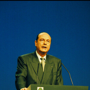 Jacques Chirac en campagne lors des présidentielles 1995