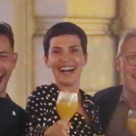 Exclusif - Steevy Boulay, Cristina Cordula, Laurent Ruquier  à Rome en Italie le 16 juin 2018.