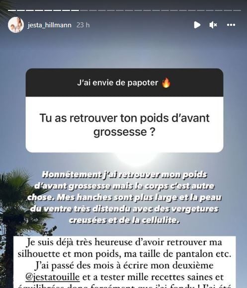 Jesta Hillmann répond aux questions de ses abonnés, le 24 février 2022