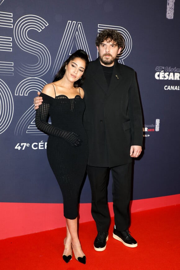 Leïla Bekhti et Damien Bonnard - Photocall de la 47ème édition de la cérémonie des César à l'Olympia à Paris, le 25 février 2022. © Borde-Jacovides/Bestimage 