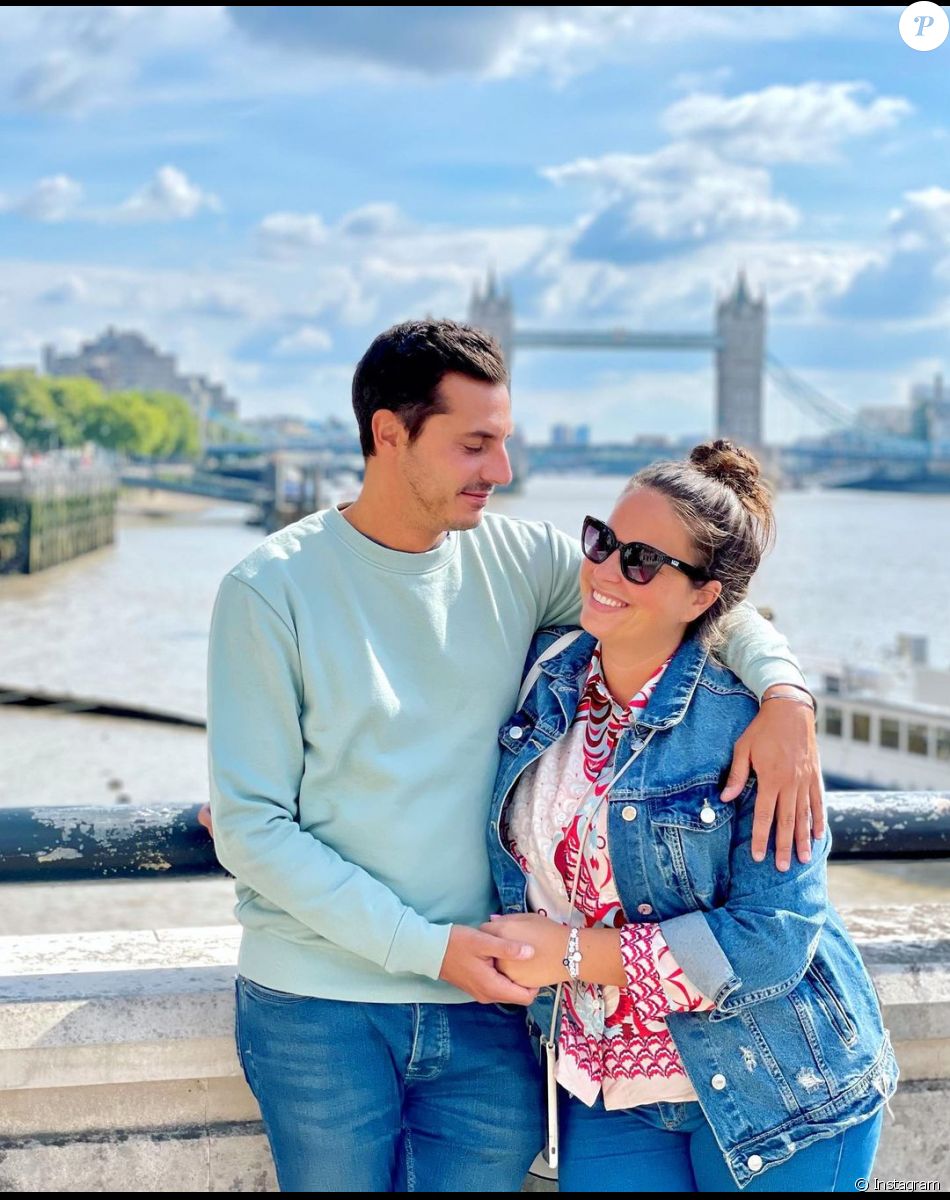 Marlène de "Mariés au premier regard" et Sébastien complices à Londres, septembre 2021