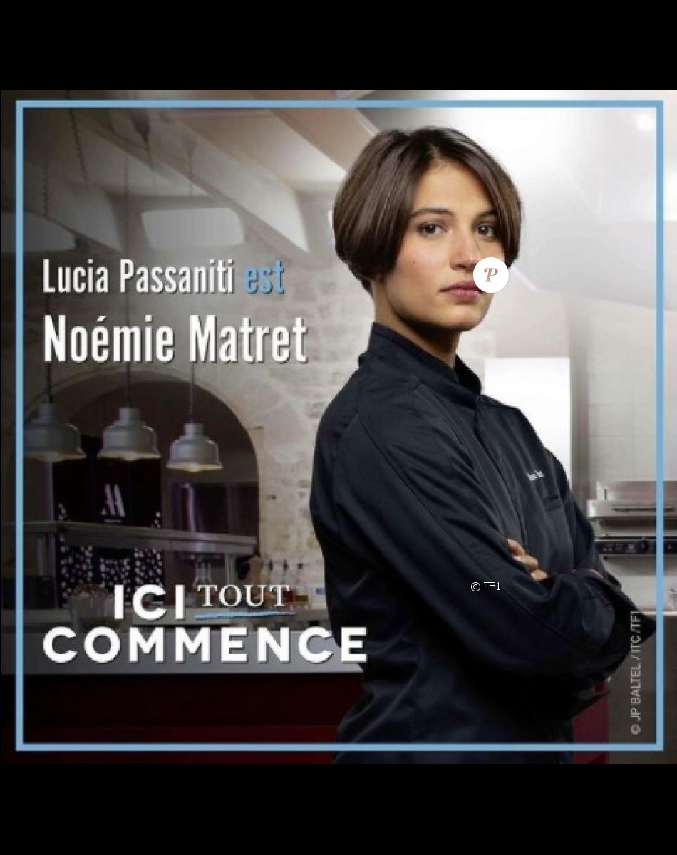 Lucia Passaniti dans la série "Ici tout commence", diffusée sur TF1.