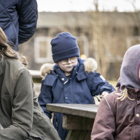 Catherine (Kate) Middleton, visite le Centre de la Fondation royale pour la petite enfance lors de son voyage au Danemark. Copenhague, le 23 février 2022.